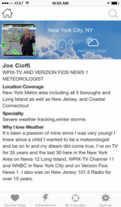 storm free Meteorologist App Ice Storm Underway