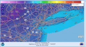 cold temperatures dry through friday