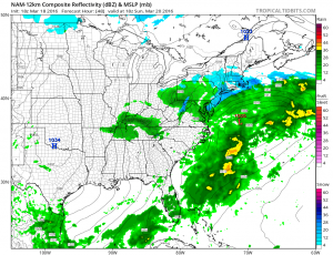 nam48 Weather Model Differences Continue