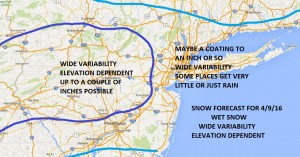 National Weather Service Updated Snowfall Forecasts