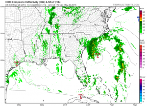 hrrr15 Tropical Depression 2 Continues Toward South Carolina