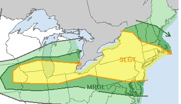 Severe Weather Risk Saturday Evening