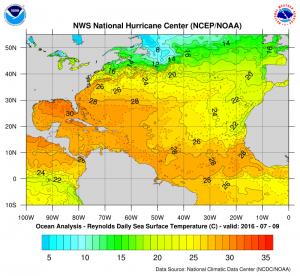 atlanticseatemps1 Atlantic Hurricane Season Western Atlantic Satellte Loop
