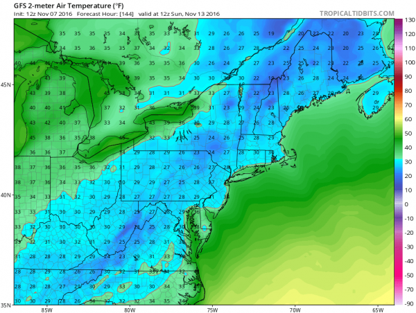 gfs144 election day weather