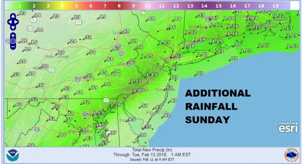Flood Watch Continues New Jersey Heavy Rains Flooding Likely