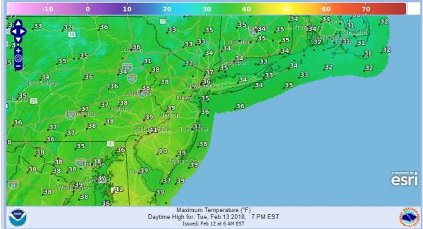 Cold Shot Moves Out 60s Thursday