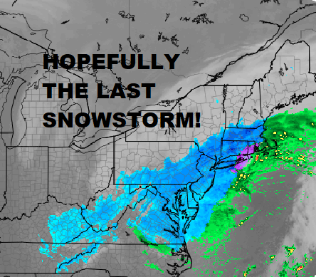 Winter Storm Warning Washington DC To Boston #Springwinterstorm