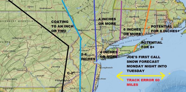 3rd Noreaster In 10 Days First Call Snow Forecast