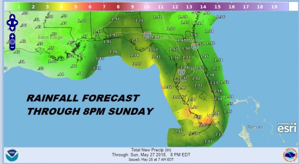 Holiday Weekend Starts Warm Ends Cooler Showers Tropical Storm Gulf of Mexico