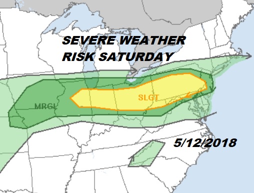Severe Weather Risk Saturday Cloudy Damp Mother's Day