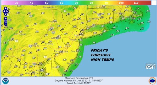 Low Humidity Transitions to Higher Humidity Thunderstorms Thursday