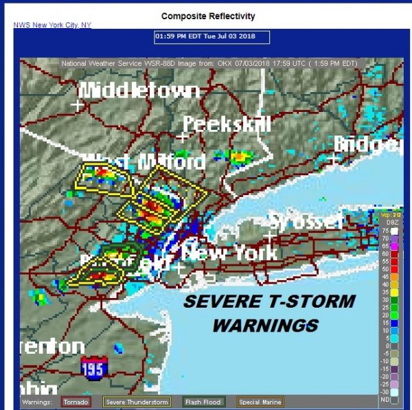 Severe Thunderstorms Popping Brutally Hot Humid