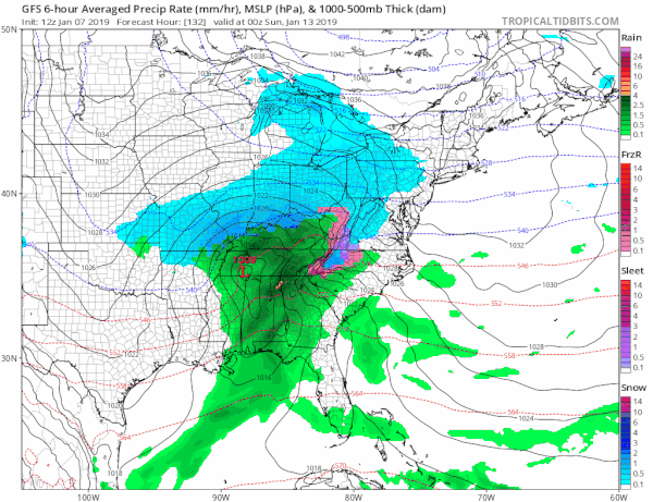 Snow Threat This Weekend? Split Jet Issues Suppressed or Phased?