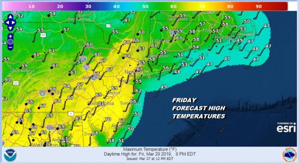 Clouds Wind Direction Drive Temperatures Next 3 Days