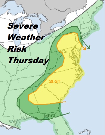 Flood Watch Continues Severe Weather Threat Thursday Nice Weekend Ahead