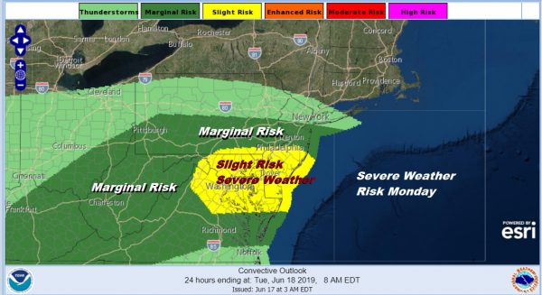 Downpours Thunderstorms Threaten All Week Severe Weather Risk Today Tuesday