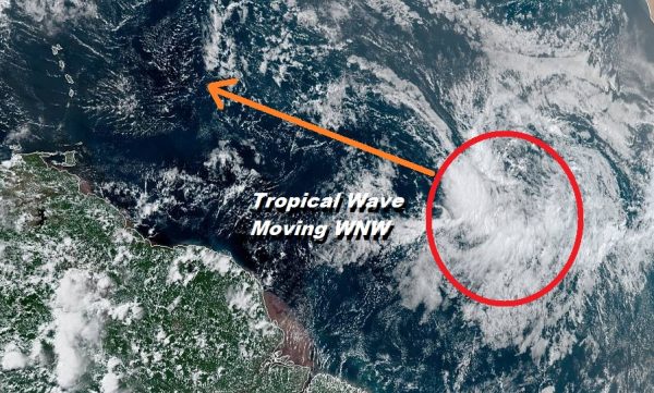 Tropical Wave In The Eastern Atlantic Could Develop Over the Weekend