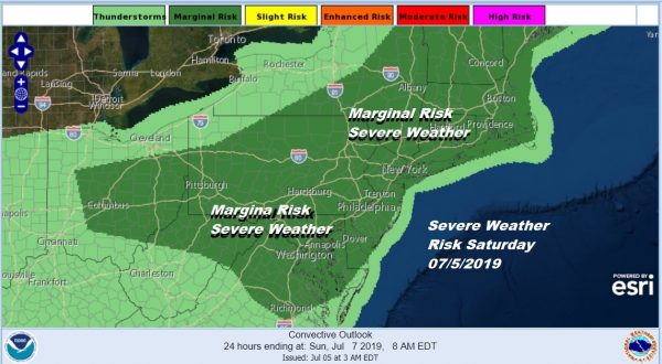 Summer Weather Continues Severe Weather Risk Grows Late Saturday