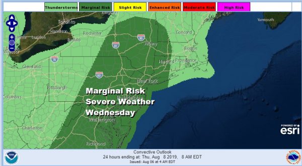 Warmer More Humid Severe Weather Risk Expands Wednesday