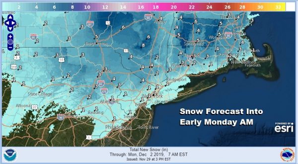 Winter Storm Watch Posted NW New Jersey, Northeast Pennsylvania, Hudson Valley & NW Connecticut