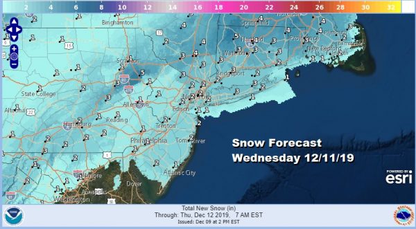 Rainy Night Ahead Before Some Improvement Tuesday Snow 1 to 3 Inches Wednesday