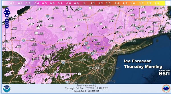 Winter Weather Advisory NW New Jersey NE Pa Thursday Morning Rain Later Tonight