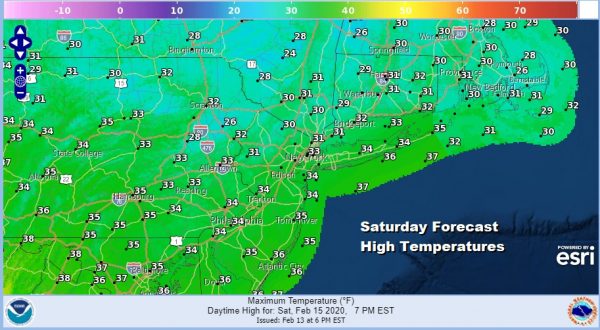 Coldest Night Of The Month & Winter Temperatures Rebound Sunday Monday