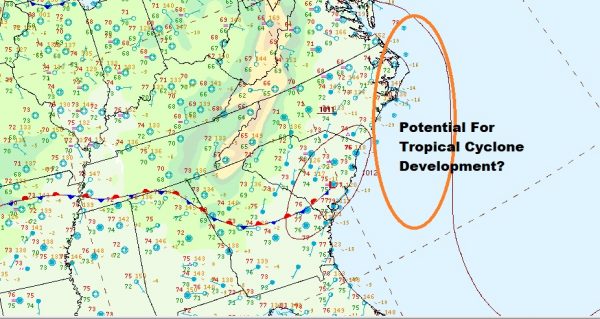 Heat Humidity Pop Up Thunderstorm Today Thursday Watching For Tropical Cyclone Development Carolinas