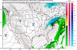 gem240 weather forecast models