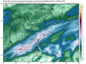 long island precip forecast