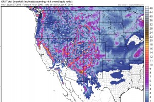 snow forecast ski resorts