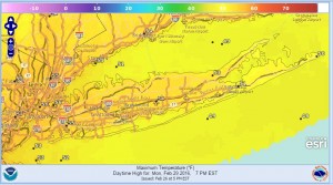 long island weather winter spring