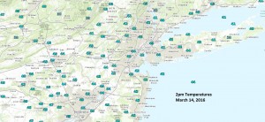TEMPS Damp Dreary Overnight