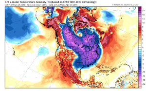 gfs254 La Nina Developing El Nino Weakens