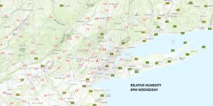 HUMIDITY Fire Risk High Thursday