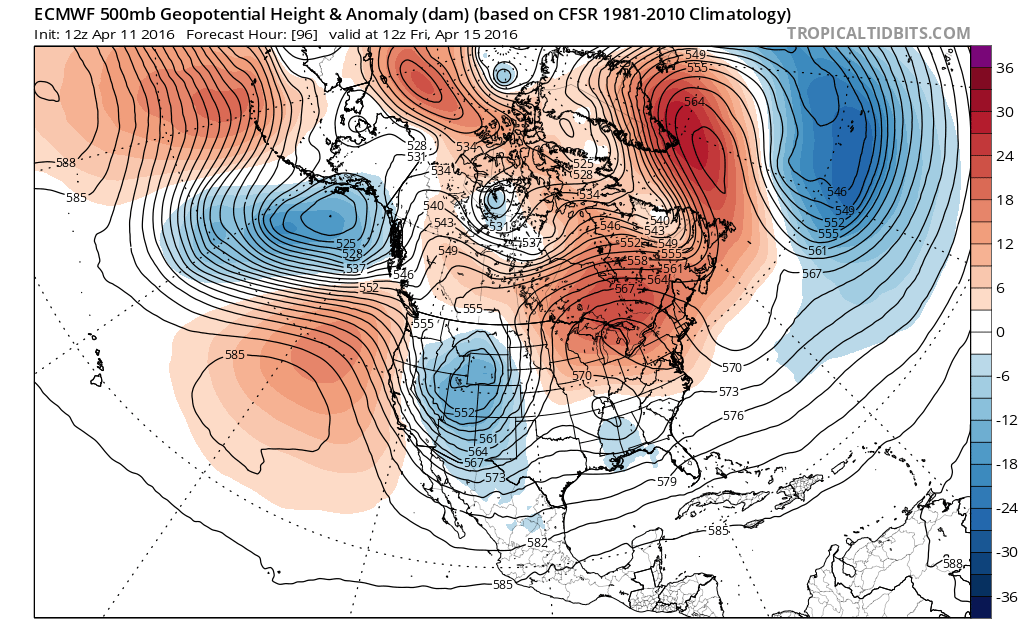 Weather Models Back Off