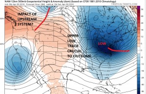 nam84 Weekend Storm Threat Hinges On Polar Vortex