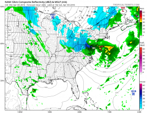 nam84 Weekend Storm Threat Hinges On Polar Vortex