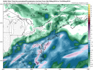 namprecip Rain Wind Saturday Early Sunday