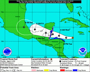 tropical storm earl