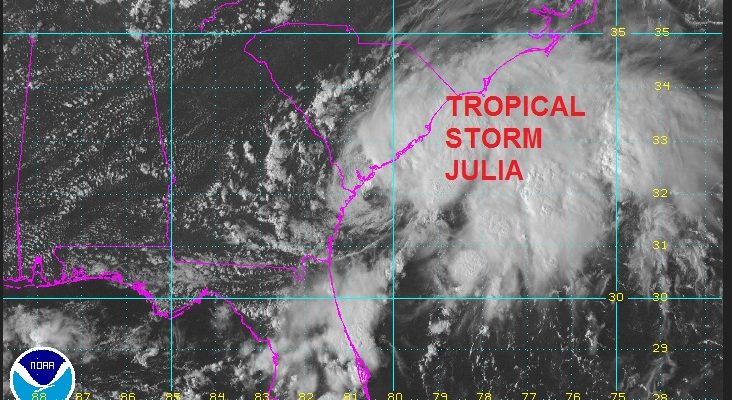 tropical storm julia