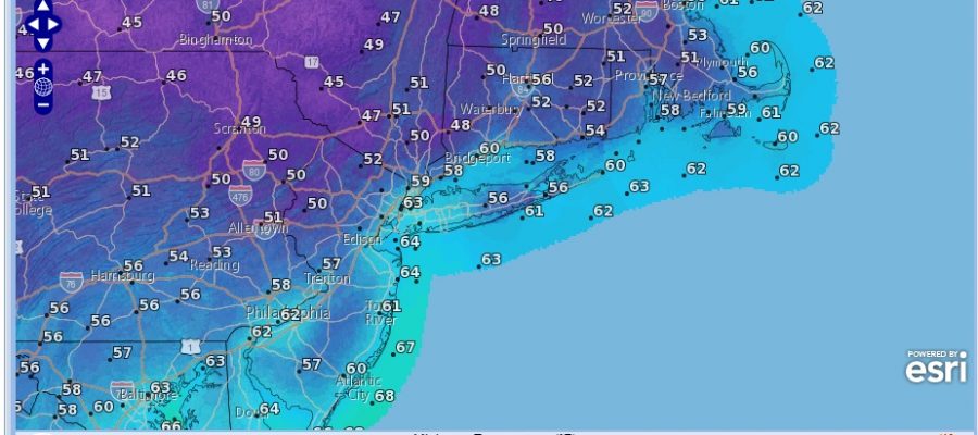 lower humidity