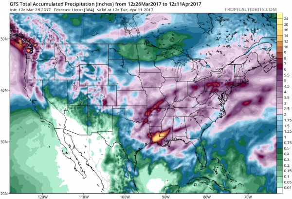 spring weather pattern
