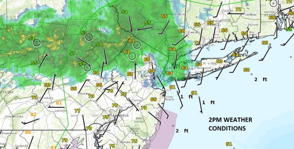 showers moving