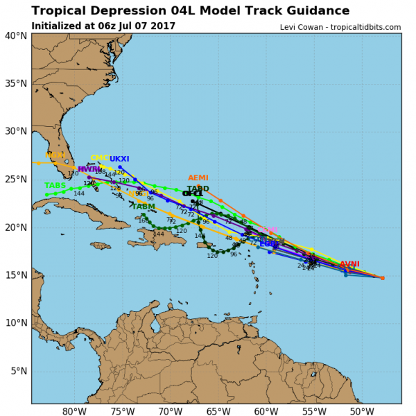 tropical depression 4