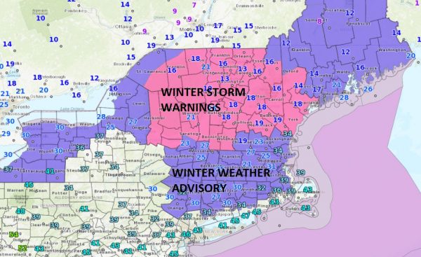 snow forecast