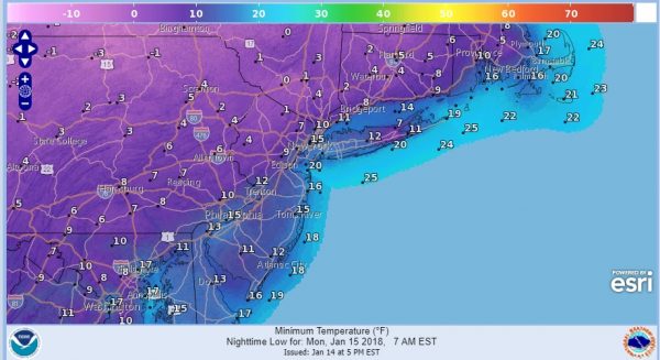 another frigid night