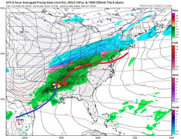 Snow Ice Well Inland Super Bowl Sunday