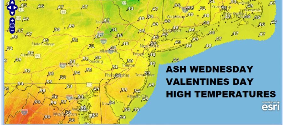 Valentines Day Melts Hearts 50s Thursday 60s Weekend Snow?