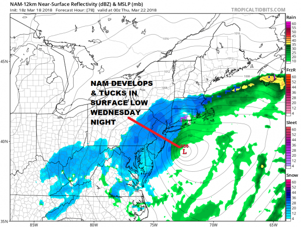 Weather Models Zeroing In On Second Low Verses The First